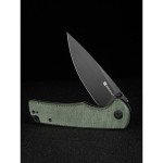 Ніж складаний туристичний Sencut Praktisk, (9.1 см) 9Cr18MoV / Micarta темно-зелений
