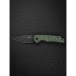 Ніж складаний туристичний Sencut Praktisk, (9.1 см) 9Cr18MoV / Micarta темно-зелений
