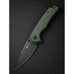 Ніж складаний туристичний Sencut Praktisk, (9.1 см) 9Cr18MoV / Micarta темно-зелений