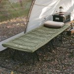 Матрац кемпінговий для розкладного ліжка Naturehike CNK2300DZ022, 190х67 см, темно-зелений
