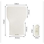 Матрац автомобільний кемпінговий двомісний Naturehike CNK2450WS010, 197х134х6,5 см світлий із вбудованою помпою для надування