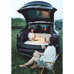 Матрац автомобільний кемпінговий двомісний Naturehike CNK2450WS010, 197х134х6,5 см світлий із вбудованою помпою для надування
