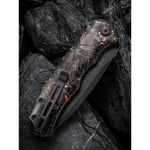 Ніж складаний туристичний Civivi Praxis, (9.5 см) 9Cr18MoV / Carbon Fiber & Resin