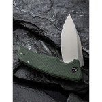 Ніж складаний кишеньковий Civivi Regulatron, (7.6 см) Nitro-V / Micarta темно-зелений