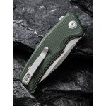 Ніж складаний кишеньковий Civivi Regulatron, (7.6 см) Nitro-V / Micarta темно-зелений