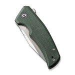 Ніж складаний кишеньковий Civivi Regulatron, (7.6 см) Nitro-V / Micarta темно-зелений