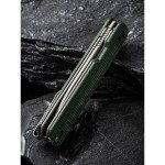Ніж складаний кишеньковий Civivi Sendy, (7.2 см) Nitro-V / Micarta темно-зелений