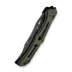 Ніж складаний туристичний Civivi Biophase, (8.9 см) Nitro-V / Aluminum & G10 чорно-зелений