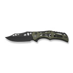 Ніж складаний туристичний Civivi Biophase, (8.9 см) Nitro-V / Aluminum & G10 чорно-зелений