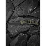 Ніж складаний туристичний Civivi Biophase, (8.9 см) Nitro-V / Aluminum & G10 чорно-зелений