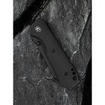 Ніж складаний кишеньковий Civivi Crabby, (6.9 см) 14C28N / Micarta чорний