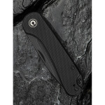 Ніж складаний кишеньковий Civivi Elementum Slip Joint, (7.5 см) 14C28N / G10 чорний
