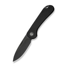 Ніж складаний кишеньковий Civivi Elementum Slip Joint, (7.5 см) 14C28N / G10 чорний