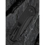 Ніж складаний кишеньковий Civivi Elementum Slip Joint, (7.5 см) 14C28N / G10 чорний
