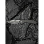 Ніж складаний кишеньковий Civivi Elementum Slip Joint, (7.5 см) Damascus / Carbon Fiber сірий