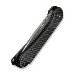 Ніж складаний кишеньковий Civivi Elementum Slip Joint, (7.5 см) Damascus / Carbon Fiber сірий