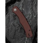 Ніж складаний кишеньковий Civivi Clingman, (7.6 см) Nitro-V / G10 темно-червоний