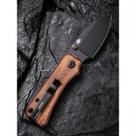 Ніж складаний кишеньковий Civivi Baby Banter, (5.9 см) Nitro-V / Guibourtia Wood