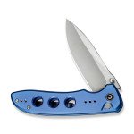 Ніж складаний туристичний Civivi Hyperpulse, (8.9 см) 14C28N / Aluminum синій