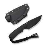 Ніж фіксований тактичний Civivi Gander, (9.2 см) 14C28N / Micarta чорний