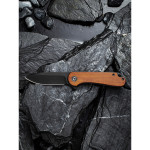 Ніж складаний кишеньковий Civivi Elementum, (7.5 см) D2 / Guibourtia Wood