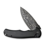Ніж складаний туристичний Civivi Praxis,  (9.5 см) Damascus / Aluminum чорний