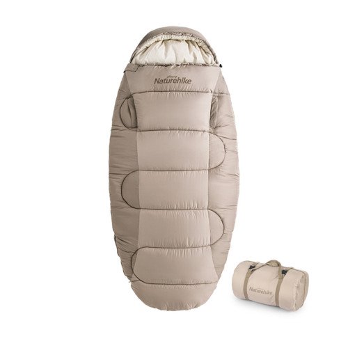 Спальний мішок овальний Naturehike PS300 CNK2350WS026, бежевий