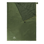 Спальний мішок Naturehike LW180 Mini NH21MSD04, лівий, темно-зелений