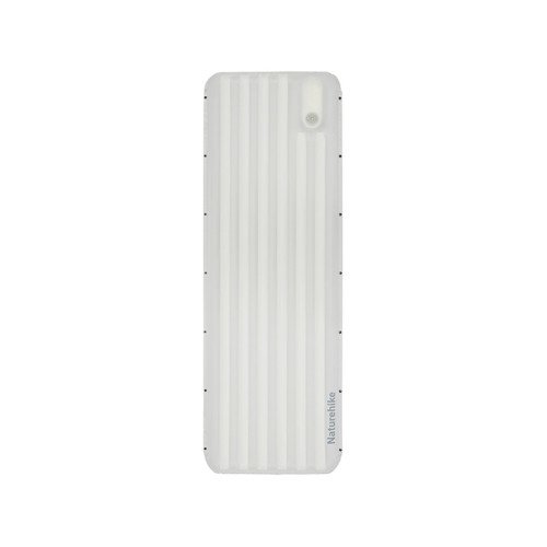 Матрац туристичний надувний одномісний Naturehike CNK2450WS034, 198х68х9.5 см, білий, для кемпінгу із мішком для надування