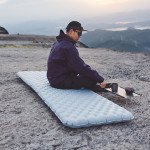 Матрац надувний одномісний UL Naturehike CNK2450WS012, 186*64, сірий