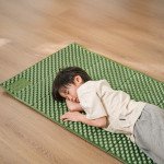 Килимок туристичний складаний одномісний IXPE Naturehike CNK2450WS044 з алюмінієвою плівкою, 195x60x1.8 см, оливковий