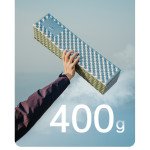 Килимок туристичний складаний одномісний IXPE Naturehike CNK2450WS044 з алюмінієвою плівкою, 195x60x1.8 см, синій