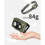 Ліхтар налобний Naturehike CNK2450ZM010, коричневий