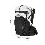 Рюкзак туристичний Naturehike Helium CNK2450XB016, 40 л, білий, L