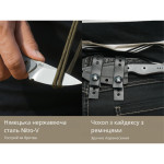 Ніж фіксований тактичний Civivi SOKN, (7.2 см) Nitro-V / G10 сірий
