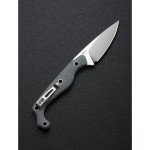 Ніж фіксований тактичний Civivi SOKN, (7.2 см) Nitro-V / G10 сірий