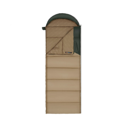 Спальник з капюшоном Naturehike Sunny Day PL02 U250 CNK2550WS028, (8,5°C), правий, коричнево-зелений