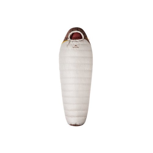 Спальник з натуральним пухом Naturehike Snowbird CNK2550WS014, p-р M, коричневий 400 г