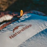 Спальник з натуральним пухом Naturehike Snowbird CNK2550WS014, p-р M, коричневий 400 г
