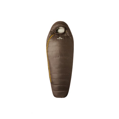 Спальник з натуральним пухом Naturehike Snowbird CNK2550WS014, p-р M, темно-коричневий 400 г
