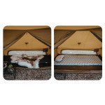 Намет одномісний із тентом Naturehike CNK2450WS026, коричневий