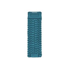 Матрац туристичний надувний одномісний  Naturehike CNK2550WS019, 200х60х6.5 см, синій із вбудованою помпою для надування