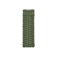 Матрац туристичний надувний одномісний  Naturehike CNK2550WS019, 200х60х6.5 см, зелений, для кемпінгу із мішком для надування
