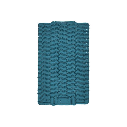 Матрац туристичний надувний двомісний  Naturehike CNK2550WS019, 200х125х6.5 см, синій, для кемпінгу із мішком для надування