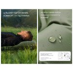 Матрац туристичний надувний двомісний  Naturehike CNK2550WS019, 200х125х6.5 см, синій, для кемпінгу із мішком для надування