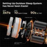 Килимок самонадувний Flextail Tiny Slleeping Pad R05 AVS, розмір L (196 х 55 х 7 см), помаранчевий