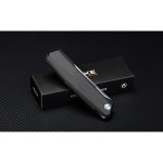 Ніж складаний туристичний Ruike P166-AB, (9.2 см) 14C28N / Aluminum чорний