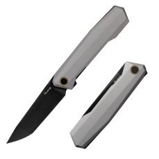 Ніж складаний туристичний Ruike P166-AК, (9.2 см) 14C28N / Aluminum сірий