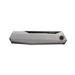 Ніж складаний туристичний Ruike P166-AК, (9.2 см) 14C28N / Aluminum сірий