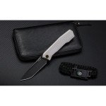 Ніж складаний туристичний Ruike P166-AК, (9.2 см) 14C28N / Aluminum сірий